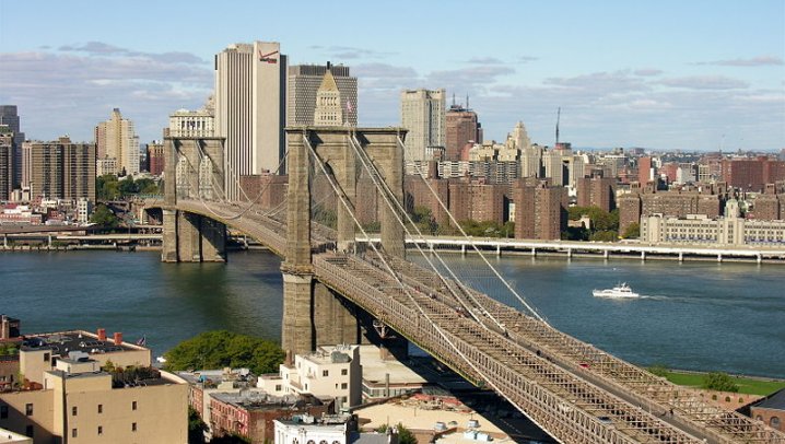 The Brooklyn Bridge new york, travel to new york