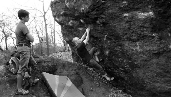 Bouldering in Central Park new york, travel to new york